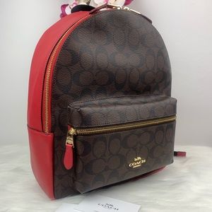 Coach Signature Medium Charlie Backpack